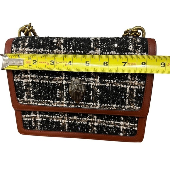 Kurt Geiger London Shoreditch Tweed & Leather Crossbody Bag LIKE NEW - Picture 7 of 7